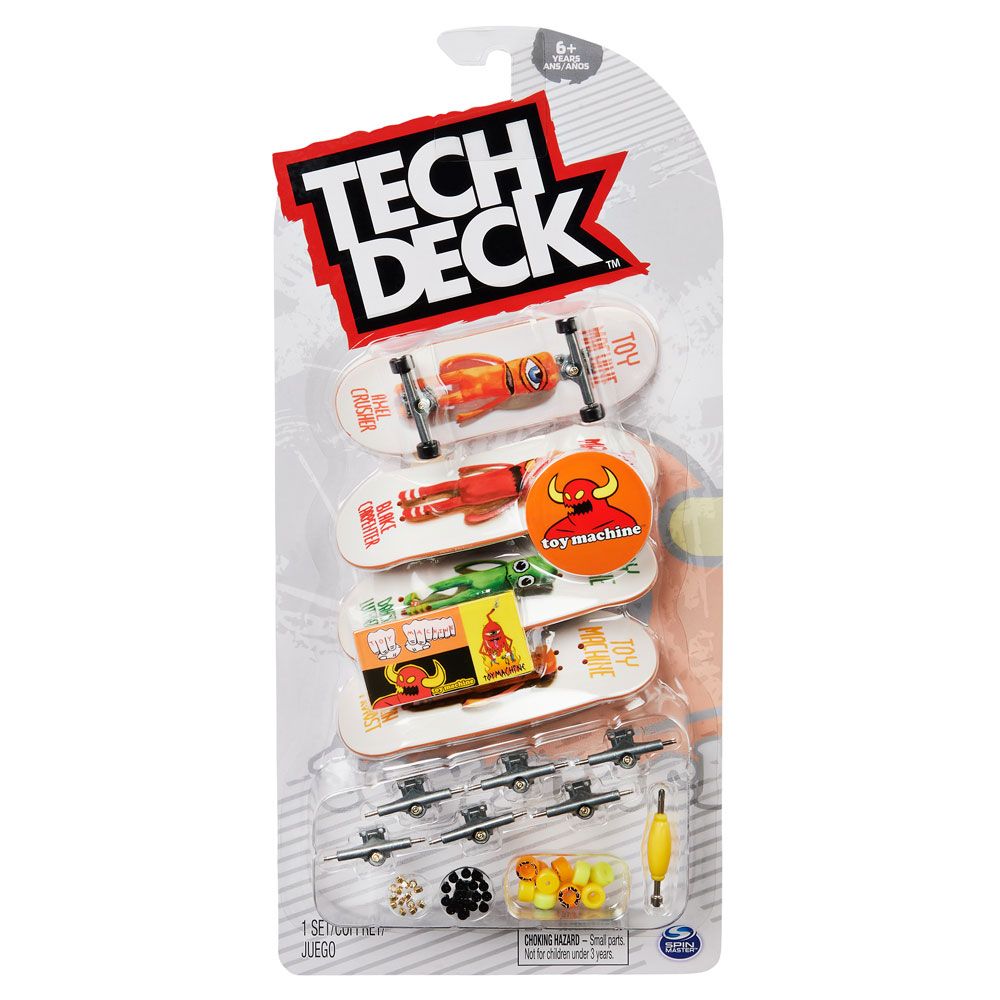 TECH DECK Мини скейтборд 4 броя, Toy Machine
