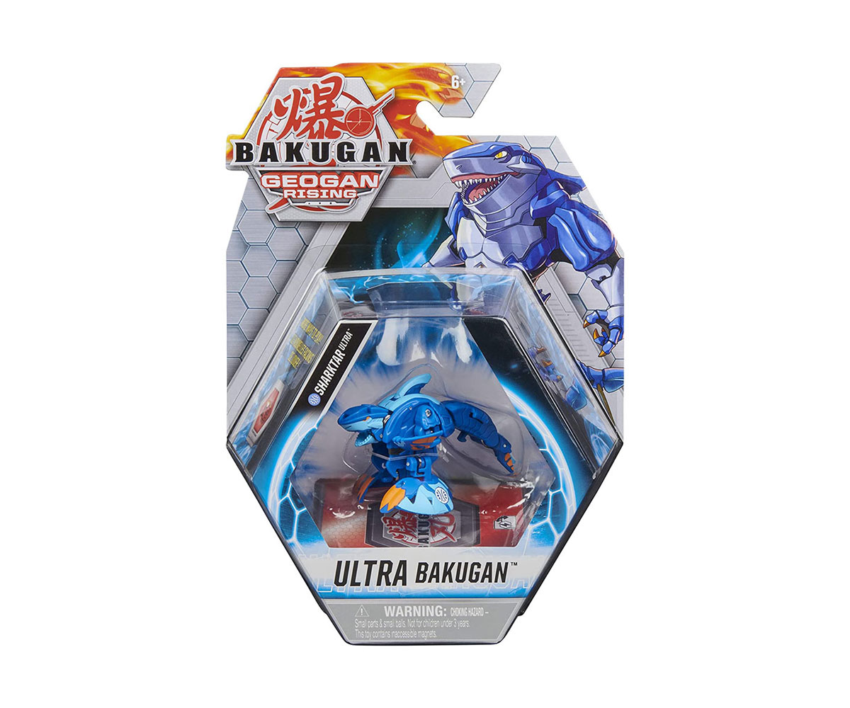 Топчета Bakugan Geogan Rising Ultra Ball, Sharktar Ultra син