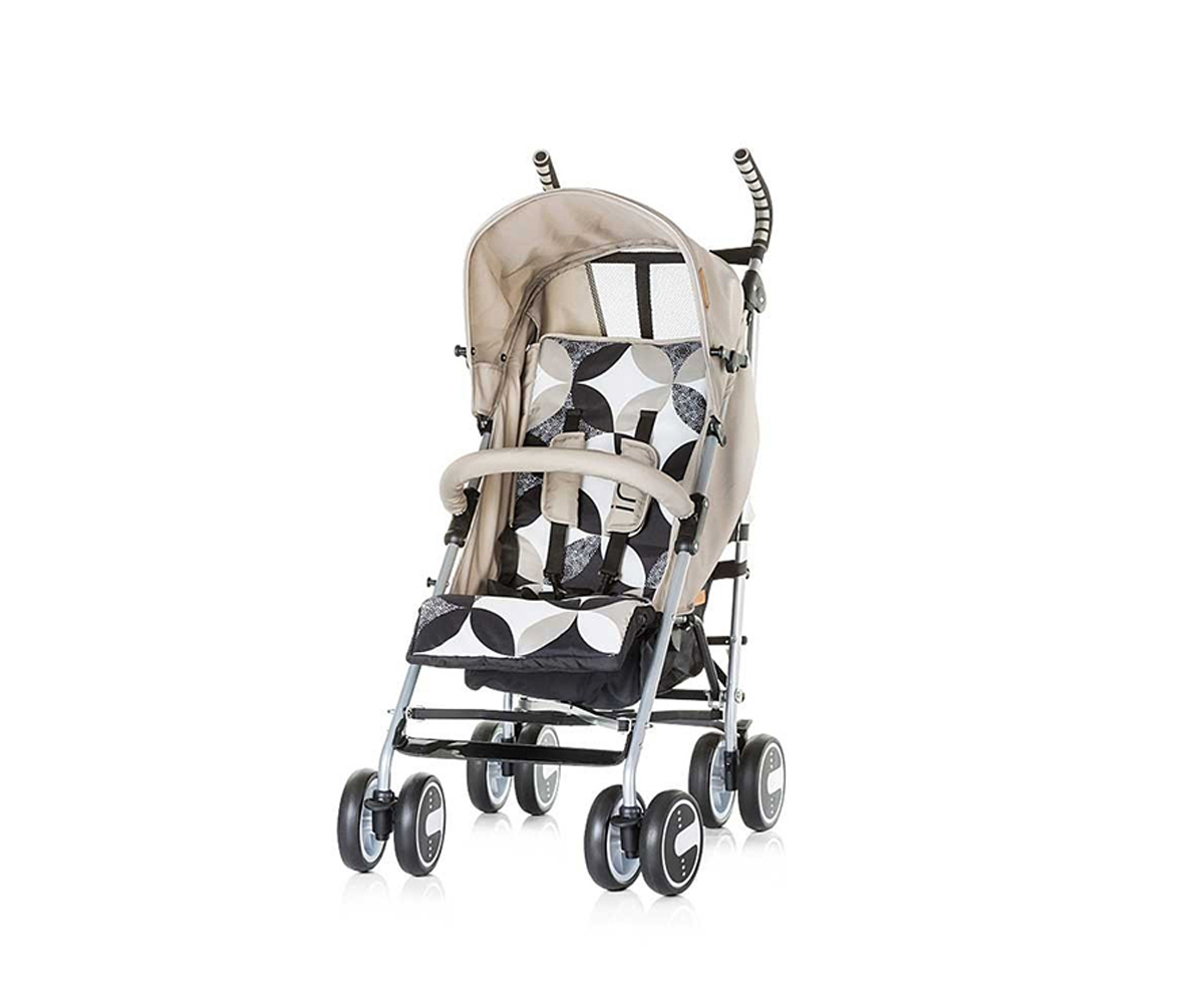 Лятна бебешка количка Chipolino Ирис, фрапе 6+, LKIR01803FR