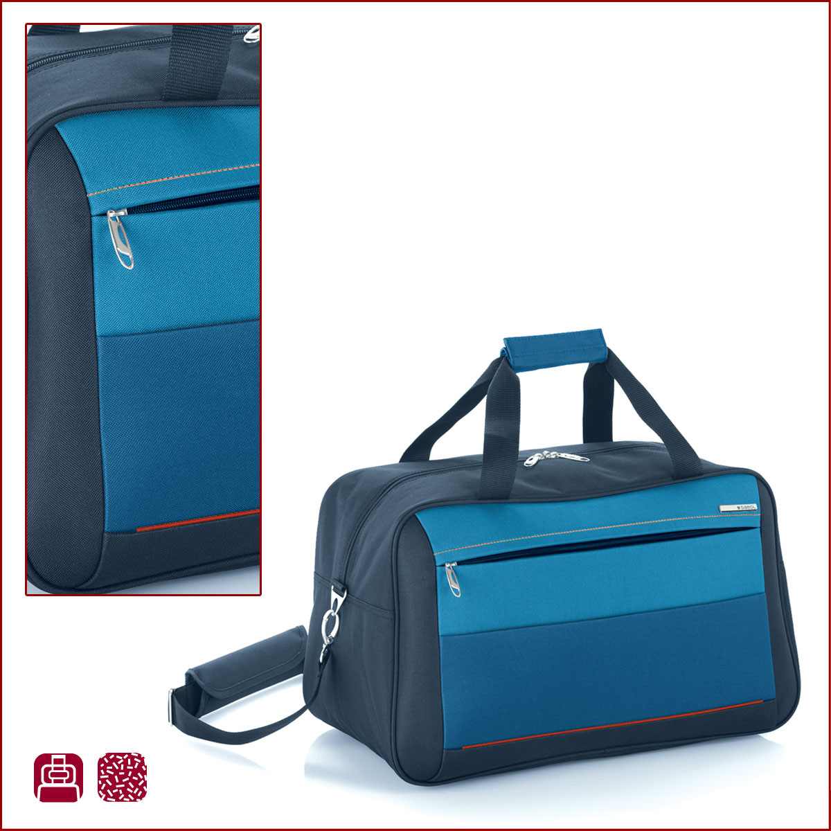 Gabol - Пътна чанта 50 см. синя - Reims - 11101003